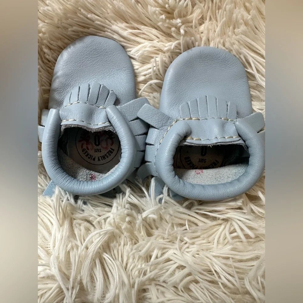 Freshly Picked premium leather Baby moccasins